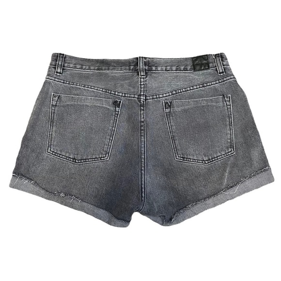 RVCA | Womens Black Cut Off Distressed Shorts Summer Size 29​​ - Picture 3 of 5